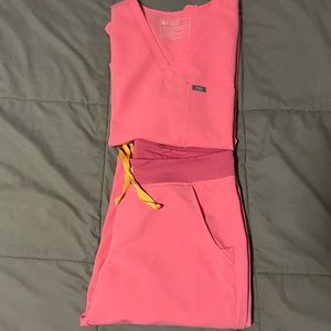 Catarina Figs Scrub Top, Zamora Jogger Scrub Pants